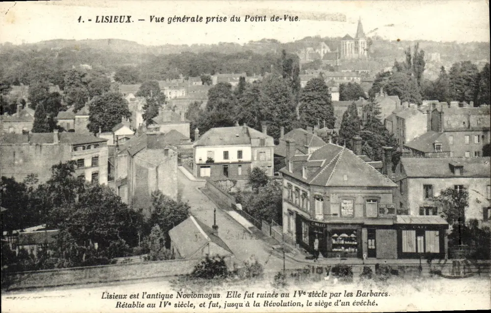 Lisieux — Allgemeiner Blick vom Aussichtspunkt — C. Millet - Vorderseite