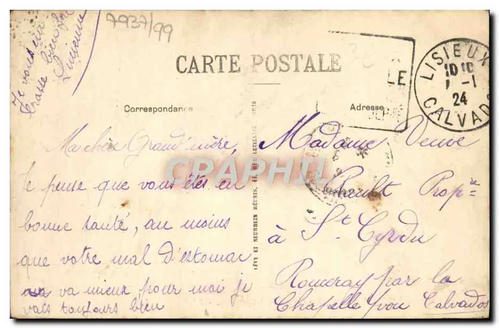 Lisieux - Allgemeine Ansicht aus der Miséricorde - LL - Rückseite