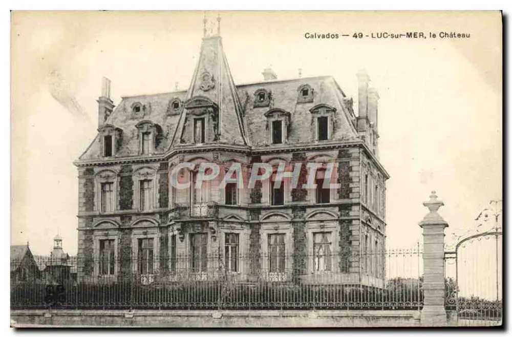 Luc-sur-Mer — O Castelo — Calvados — 49 - Frente