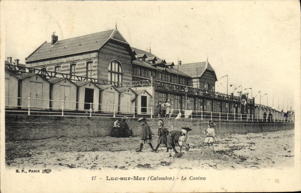 Luc-sur-Mer (Calvados) — Ansicht des Kasinos — B. F., Paris, Nr. 17 - Vorderseite