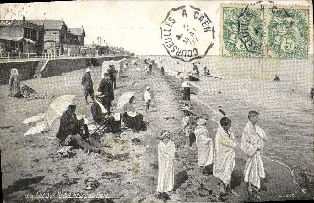 Luc-sur-Mer — A Hora do Banho — L.V.C. editor - Frente