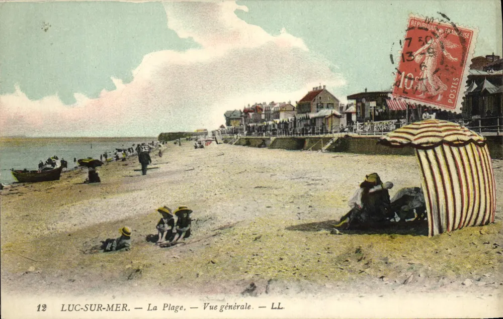 LUC-SUR-MER — La Plage — Vista generale — LL. - Recto
