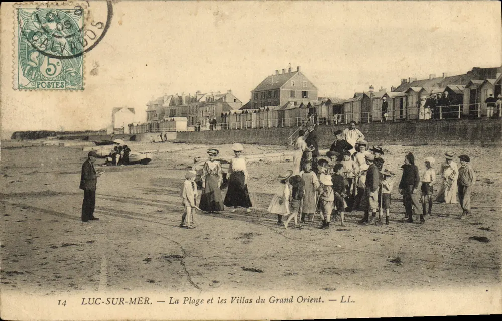 Luc-sur-Mer — Die Strandbucht und die Villen des Grand Orient — LL. - Vorderseite