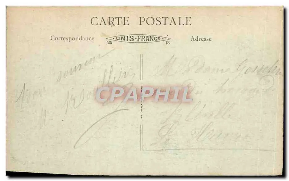 LUC-sur-MER (Calvados) — A Praia e as Cabines — Editor Luc-sur-Mer, n°50 - Verso
