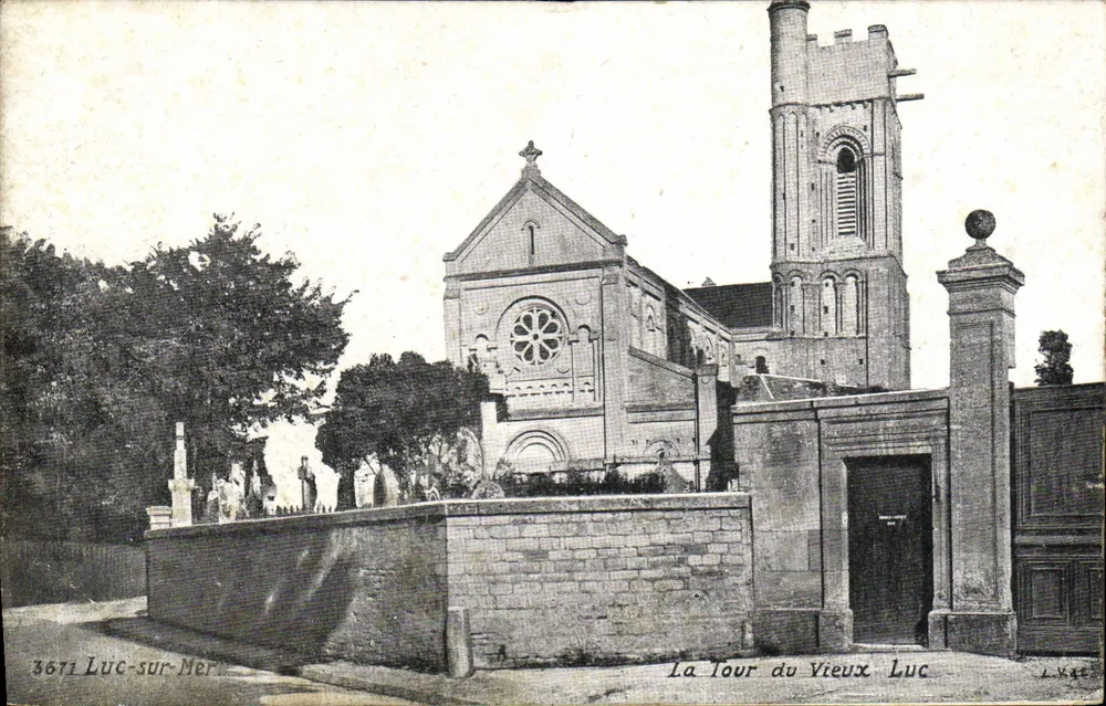 Die Turm des Alten Luc — Luc-sur-Mer — Verlag L.V.E.C. Nr. 3671 - Vorderseite