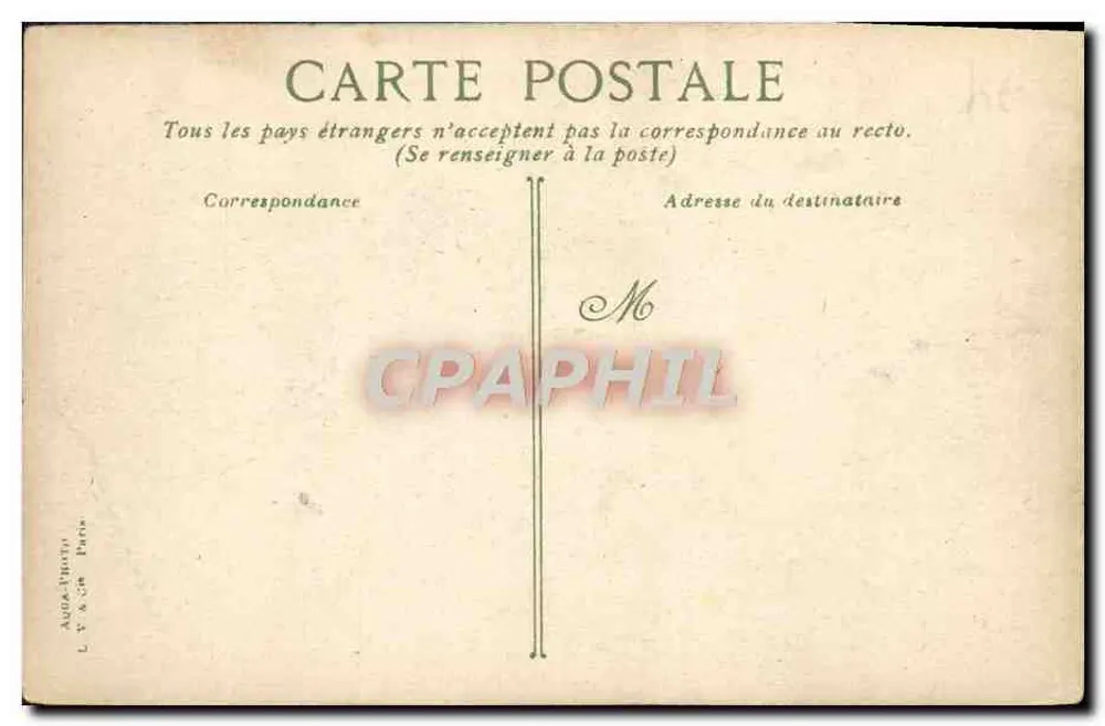 Luc-sur-Mer — A Digue — AUDA & Cie, Paris - Verso