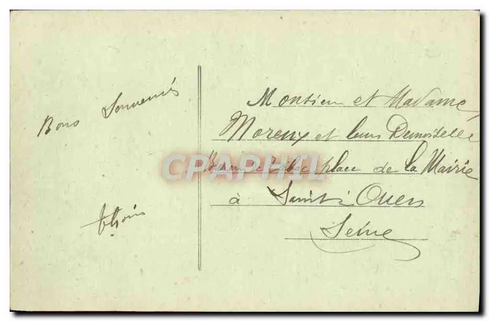 LUC-sur-MER (Calvados) — A Digue — Lado Oeste — Bazar Ed. Tellier, n°2 - Verso