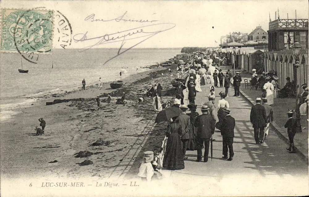 Luc-sur-Mer — A Digue — LL. — Editor LL. - Frente
