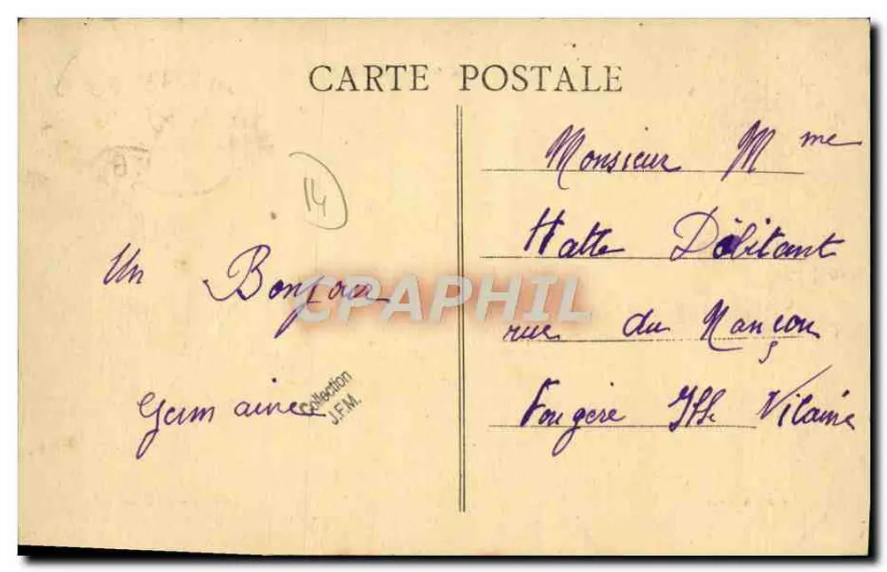 Langrune — Rue de la Plage — Fot. Combier-Acador - Verso
