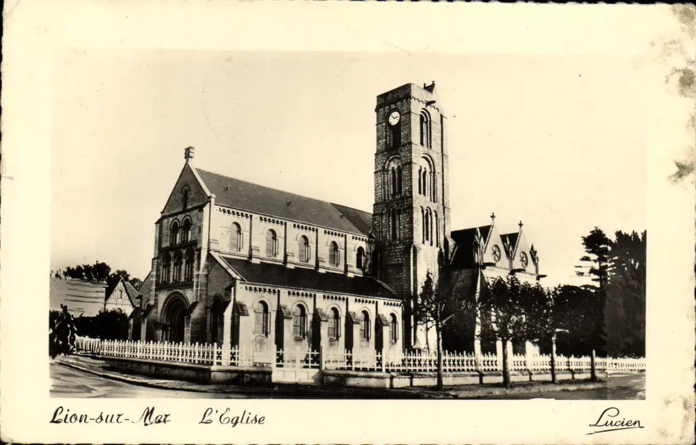 Lion-sur-Mer — L'Église — Lucien - Voorkant
