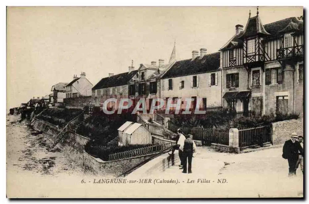 Langrune-sur-Mer (Calvados) — As Villas — ND. - Frente