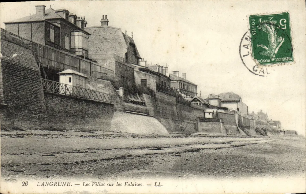 Langrune — Les Villas sur les Falaises — LL. Éditeur LL. N° 26 - Vorderseite