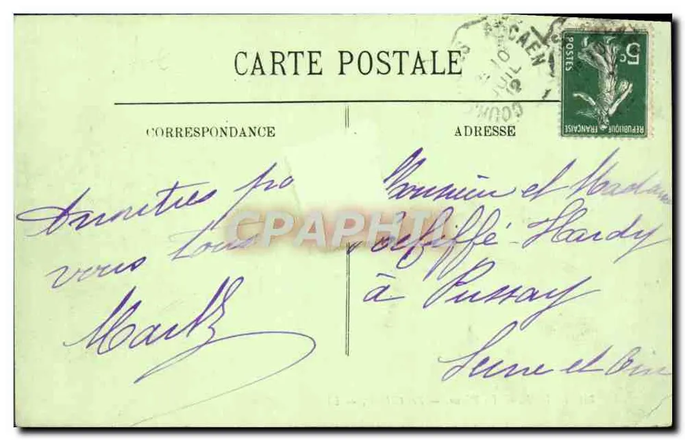 Langrune — A Dique — As Cabines — LL. - Verso