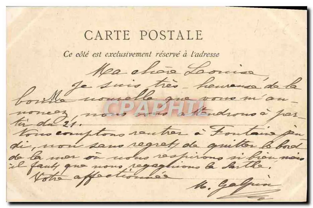 Lion-sur-Mer (Calvados) — Villa Pigot Lescot, edição Brachet, Cuen - Verso