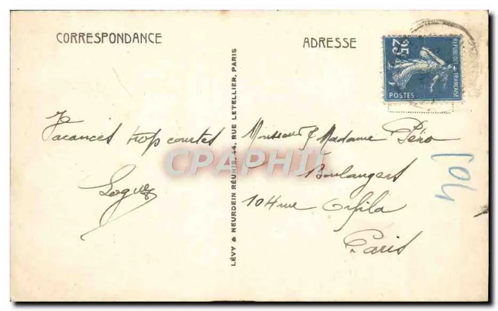 Lion-sur-Mer — Vista Geral — LL - Verso