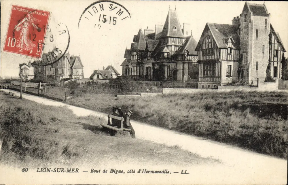 Lion-sur-Mer — Ende von Bigue, Seite von Hermanville — LL. - Vorderseite