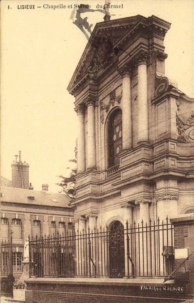 Lisieux — Cappella e Statua del Carmelo — Palaisson Rosaire - Recto