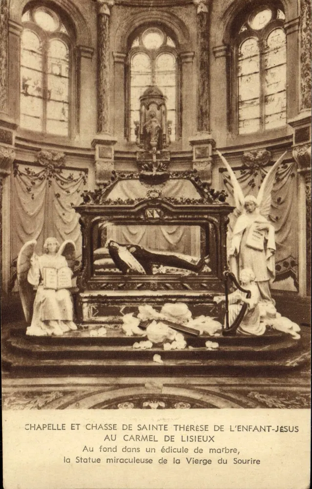 Kapelle und Reliquiare der hl. Thérèse vom Kind Jesus — am Karthäuserkloster von Lisieux — N° 41 - Vorderseite