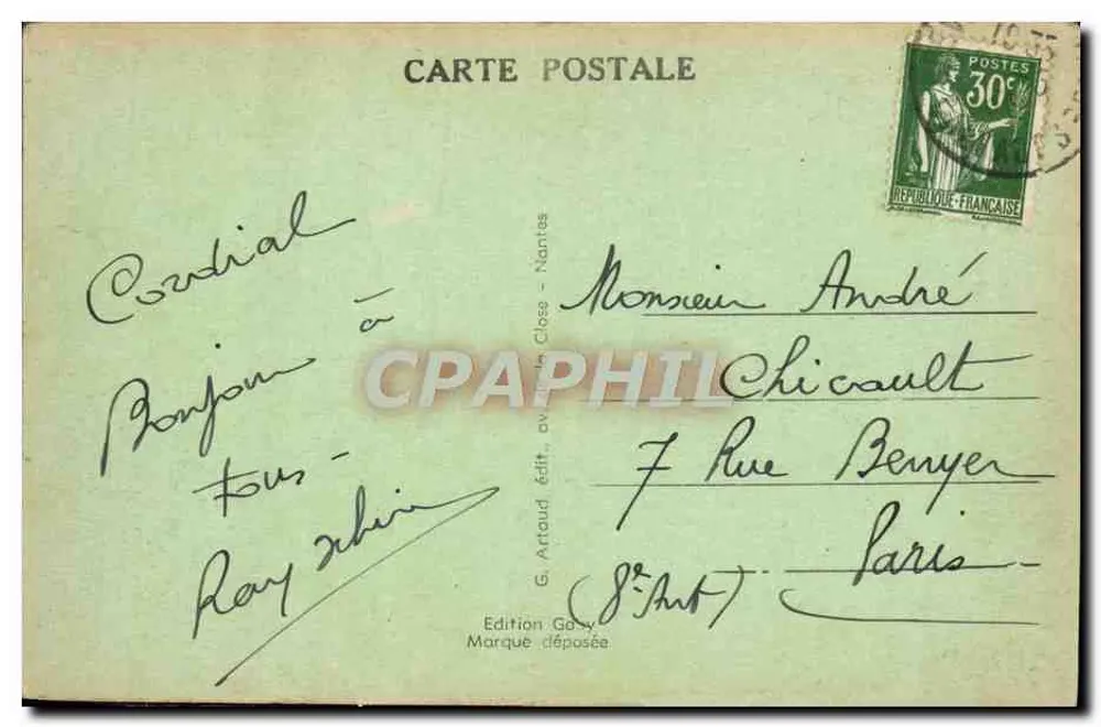 Lisieux (Calvados) — O Carmelo e a Capela — G. DUBY - Verso