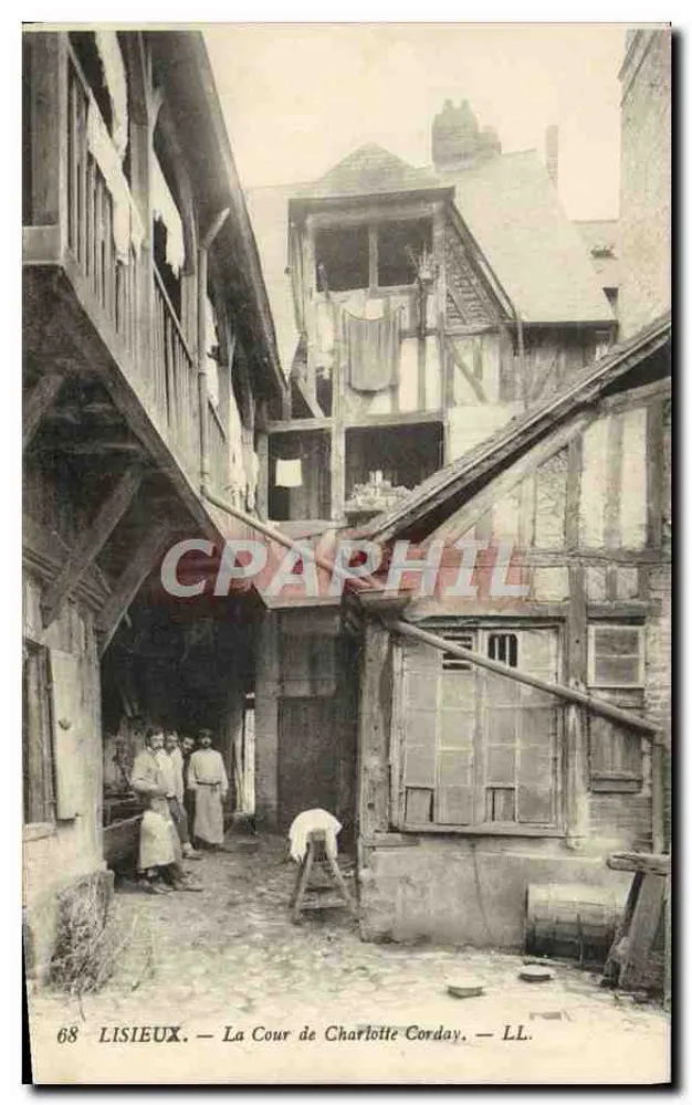 Lisieux — Der Innenhof von Charlotte Corday — LL. n°68 - Vorderseite