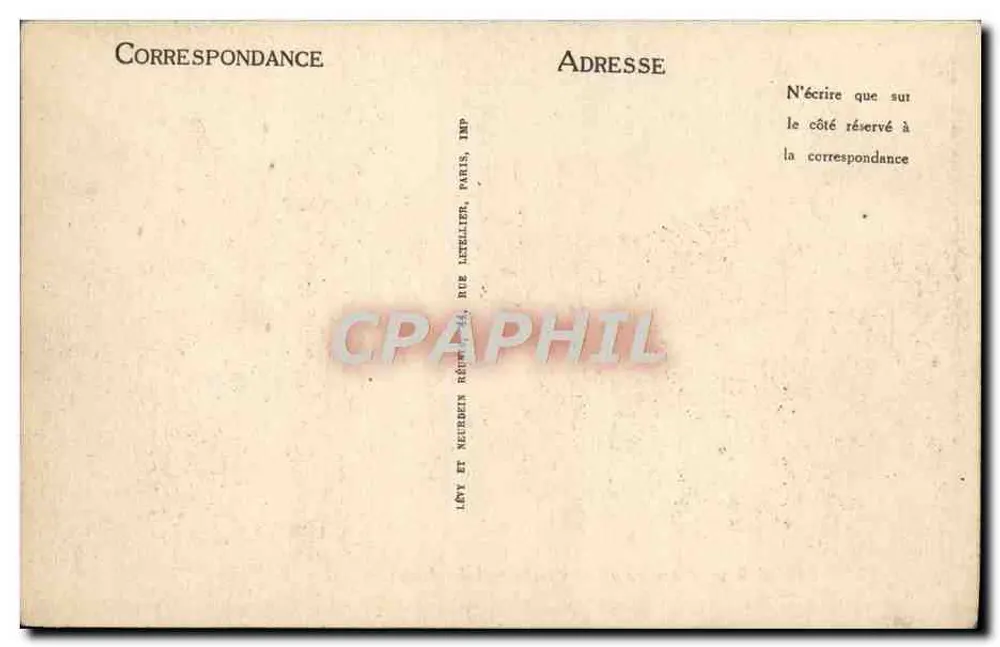 Lisieux — Das ehemalige Bistum und das Postamt — LL - Rückseite