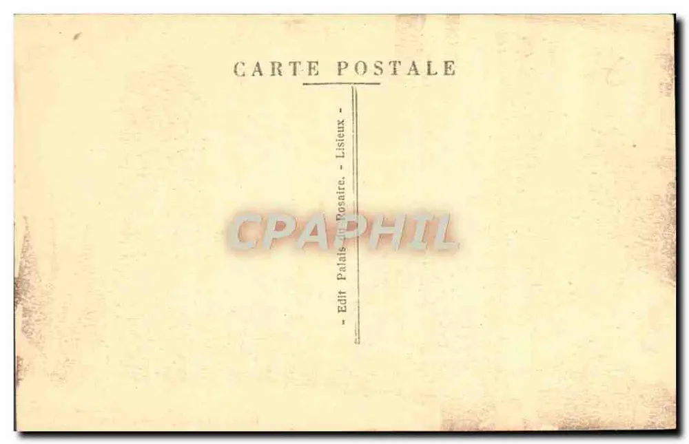 Lisieux — Ein Tag der Prozession — Einzug der Reliquie in den Carmel — Palais de Rosaire - Rückseite