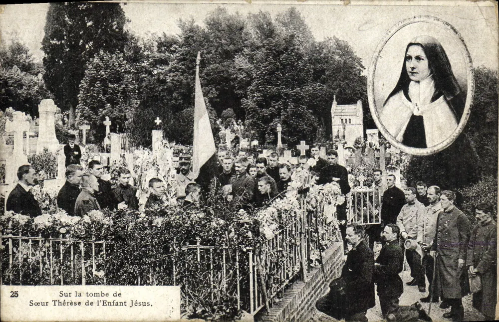 Am Grab der Schwester Thérèse des Kindes Jesu — Friedhof des Kindes Jesu — n°25 - Vorderseite