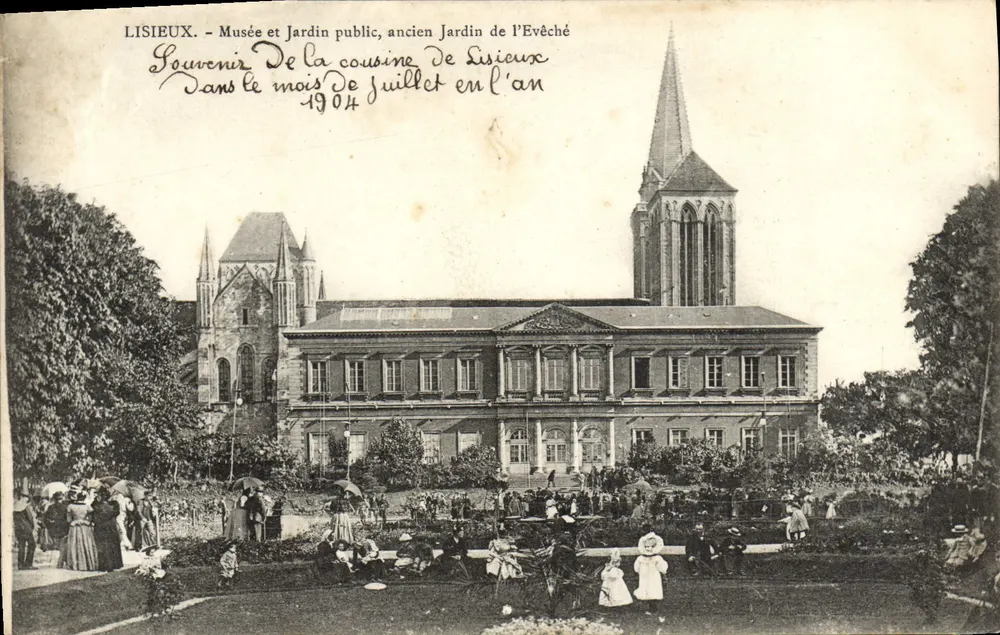 Lisieux - Museum und öffentlicher Garten, ehemaliger Bischofsgarten — Erinnerungen der Cousine im Juli 1904 - Vorderseite