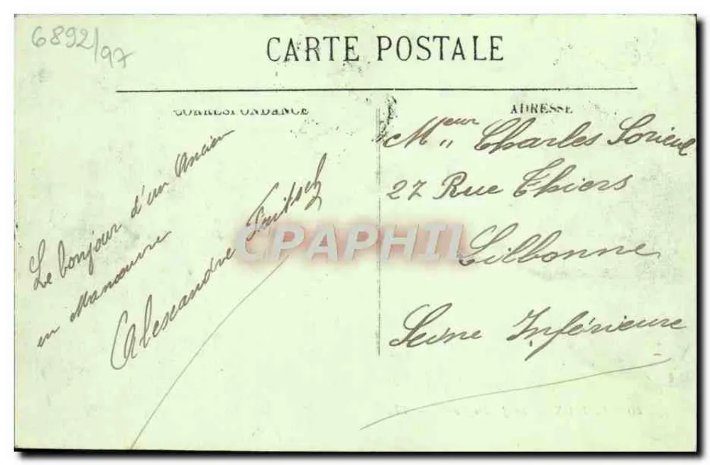 Lisieux — Il Giardino Pubblico — LL. - Verso