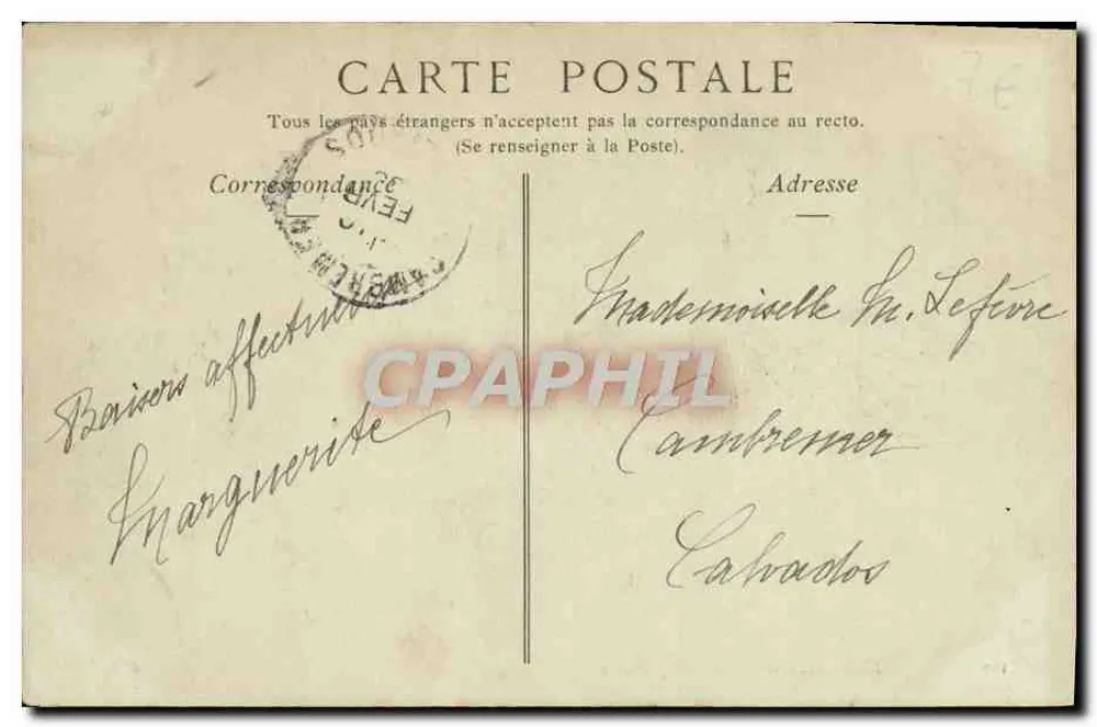 LISIEUX — Eingang zum Jardin de l'Étoile — Verlag: Coll. POSTES, Nr. 127 - Rückseite