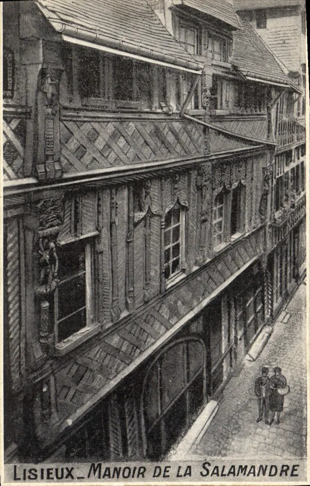 Lisieux - Château da Salamandra — Edição Palácio do Correio - Frente