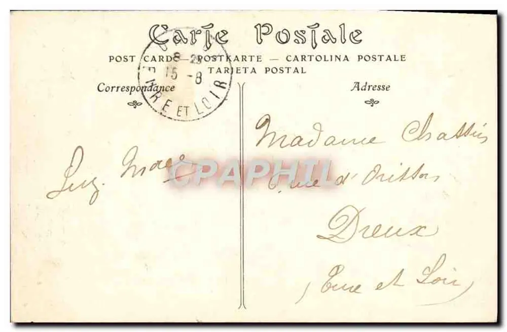 Lisieux — Château da Salamandra — A. O. editor, n°4 - Verso