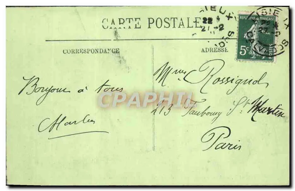 Lisieux — Castillo de la Salamandra (Detalle de las Esculturas) — LL. - Reverso