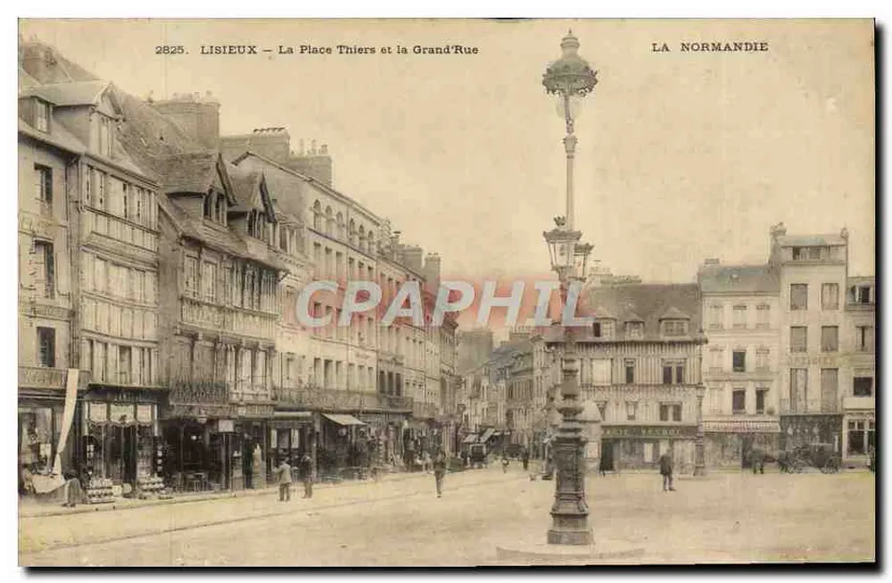 Lisieux — Place Thiers und Grand'Rue — Normandie - Vorderseite