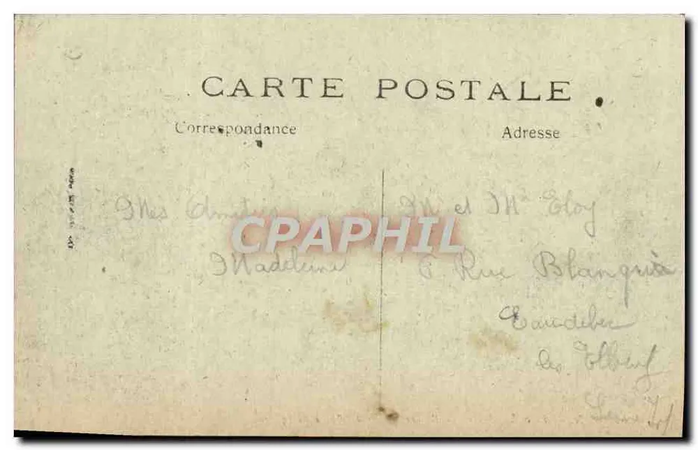 Lisieux — Place du Marché de Beurre — LL. - Verso