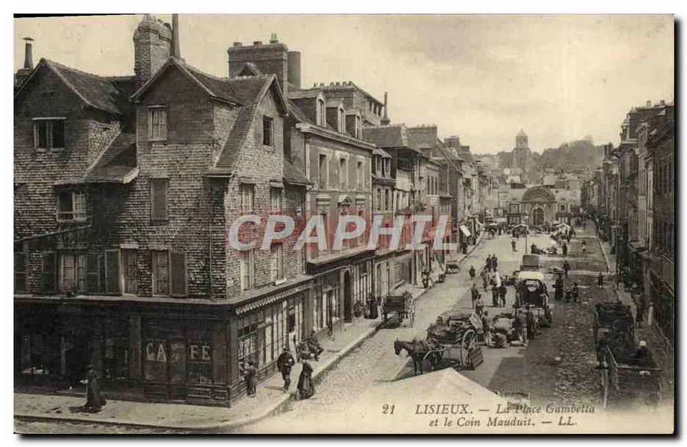 Lisieux — Place Gambella und Coin Mauduit — LL, n°21 - Vorderseite