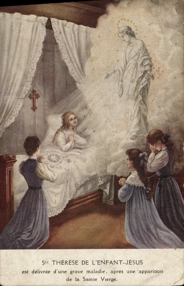 Santa Térèsa da Criança Jesus — aparição da Virgem — editor Odruss - Frente