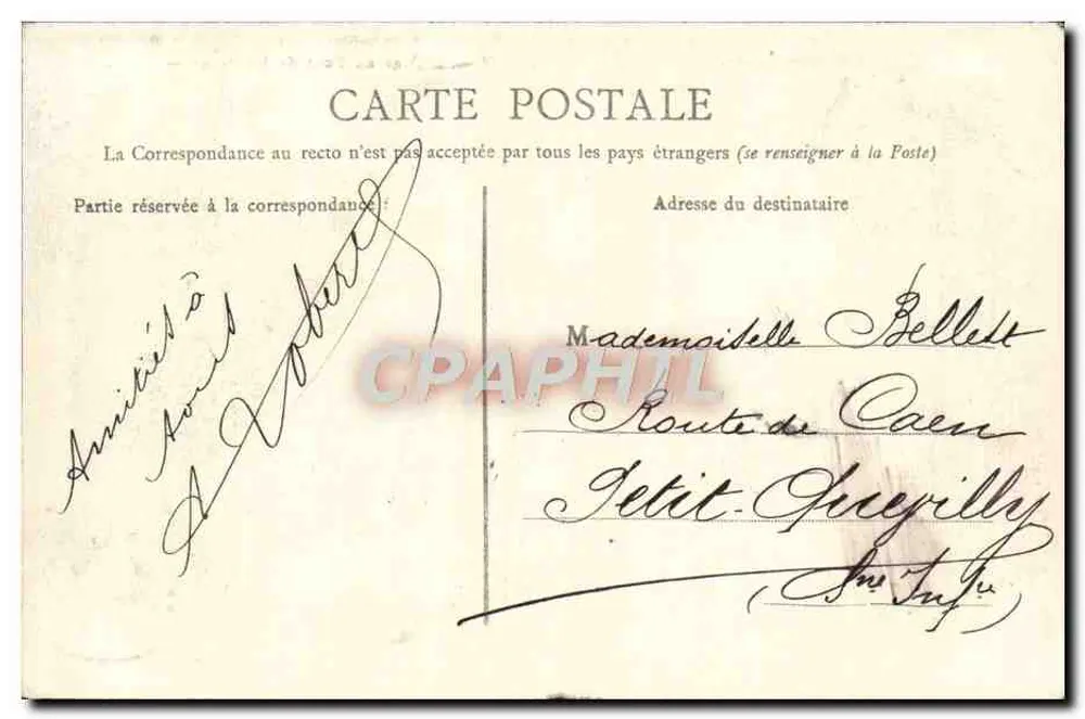 CAEN — A Orne no Ponte de Vaucelles — L. D. - Verso