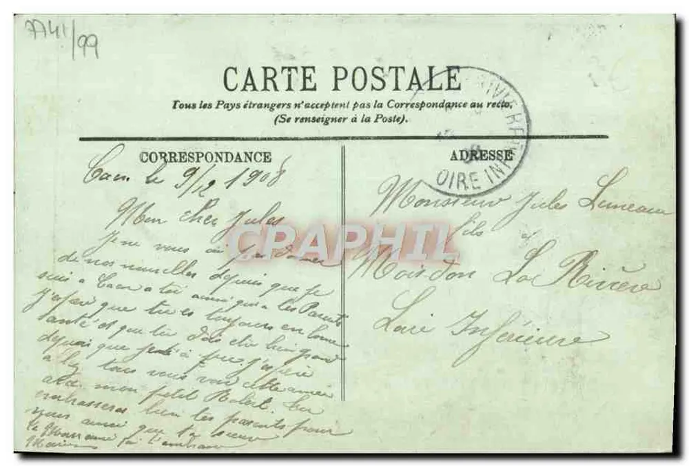 CAEN — Panorama tirado de Saint-Pierre. — LL. — 75 - Verso