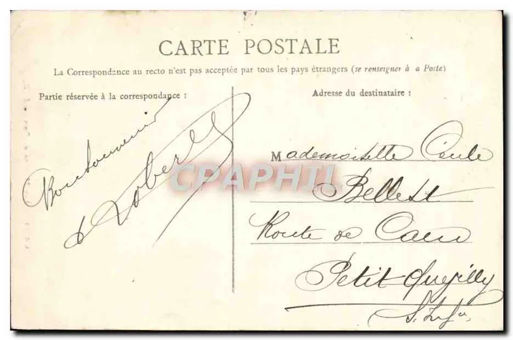 Caen — Casas de Madeira — L. D. - Verso