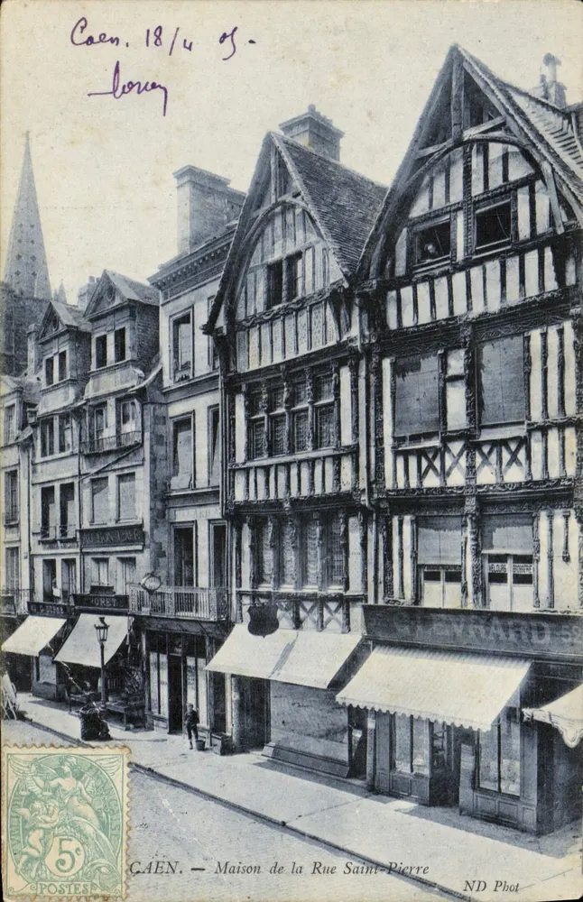 Caen — Maison de la Rue Saint-Pierre — ND Phot - Frente