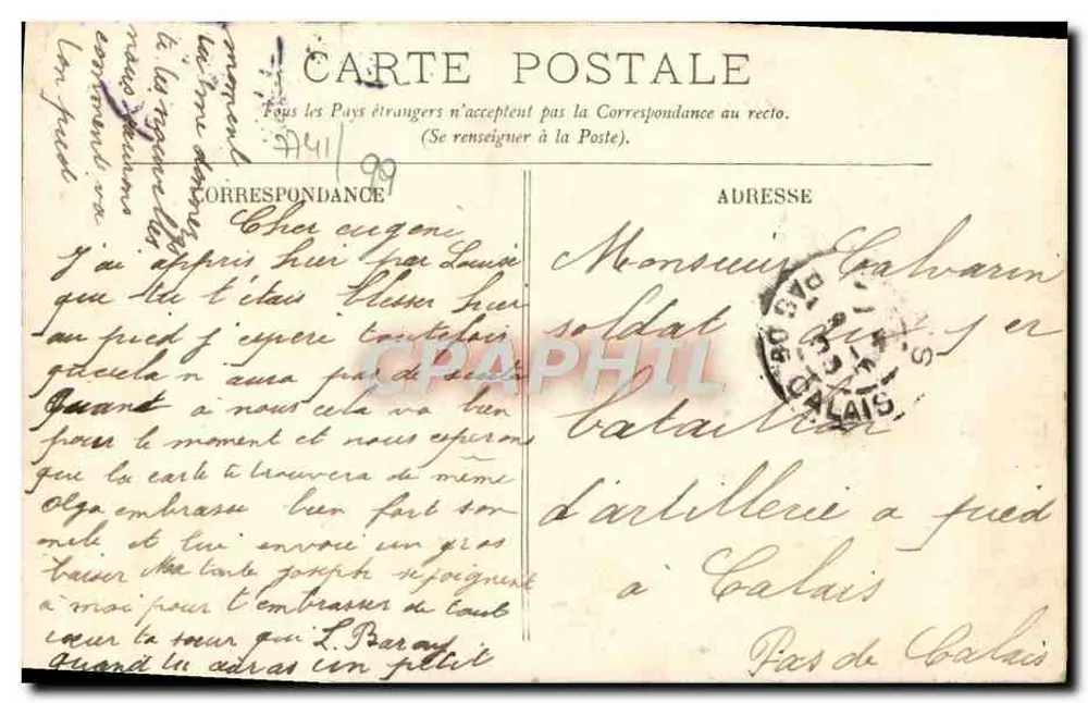 Caen — Hotel da Moeda — LL. - Verso
