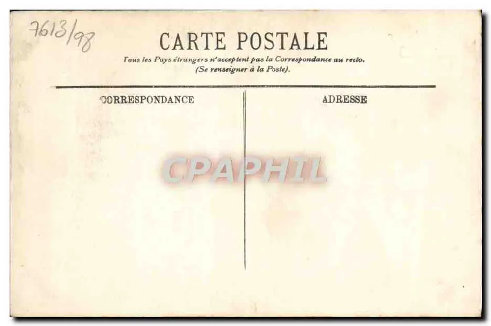 Caen — O Velho Hotel de Valois — LL. — n°39 - Verso