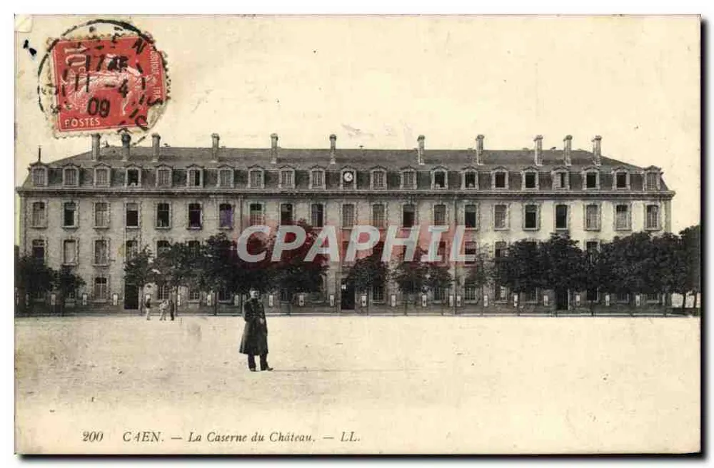 Caen — A Caserna do Castelo — LL. n° 200 - Frente
