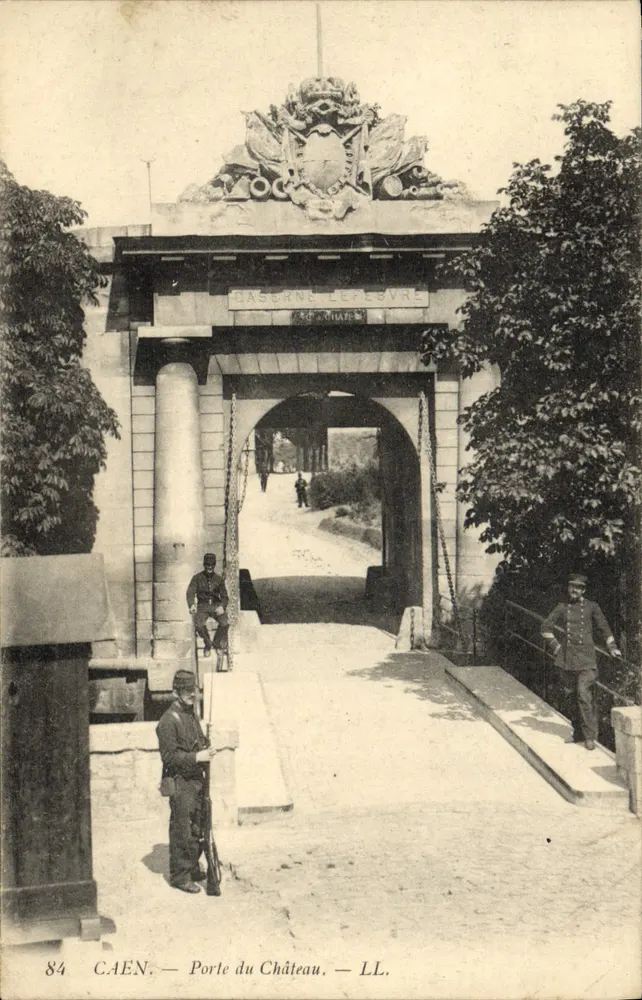 CAEN — Tor des Schlosses — LL. — Verlag LL, Nr. 84 - Vorderseite
