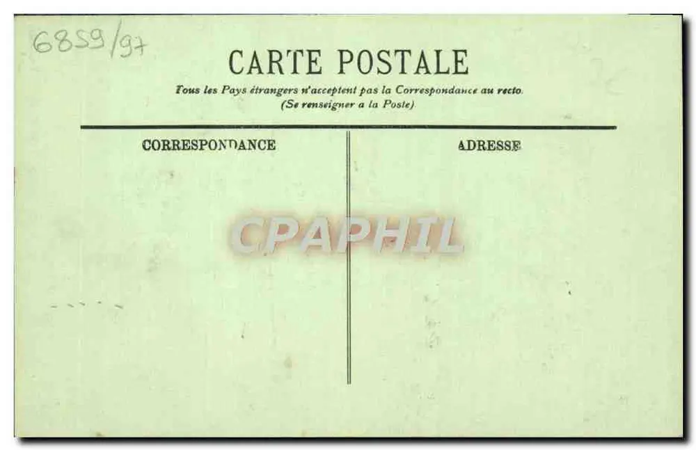 CAEN — Die Kasernen des Schlosses, Ansicht von Saint-Pierre — LL, n° 103 - Rückseite