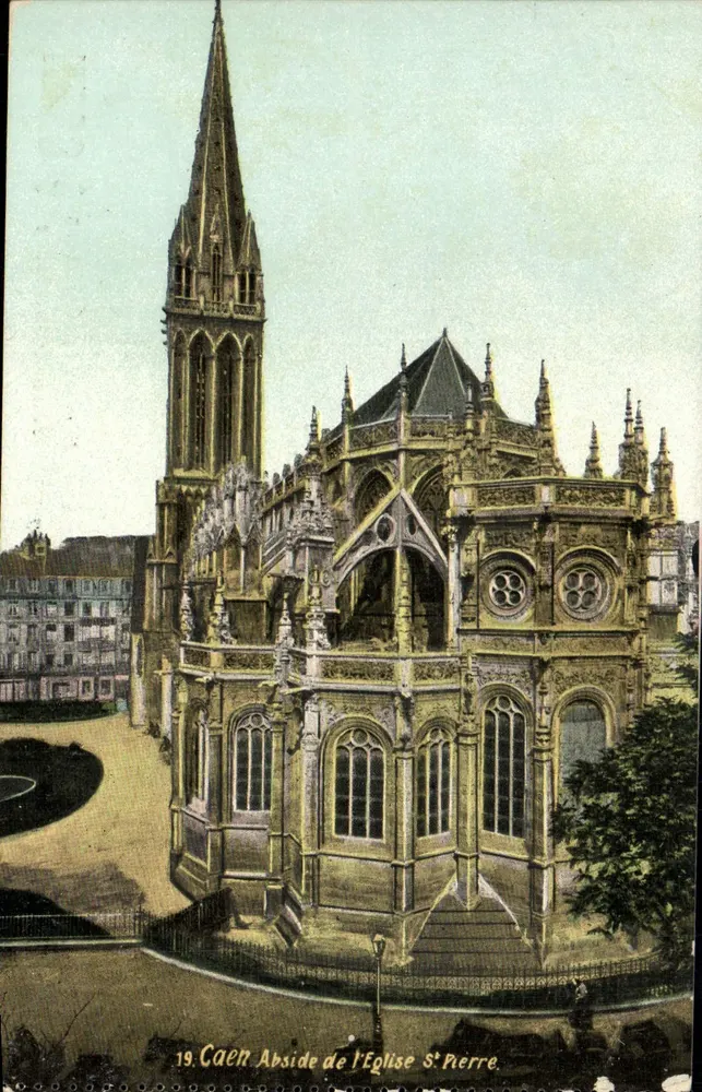 Caen — Abside da Igreja de São Pedro — D. Delaunay, n°19 - Frente