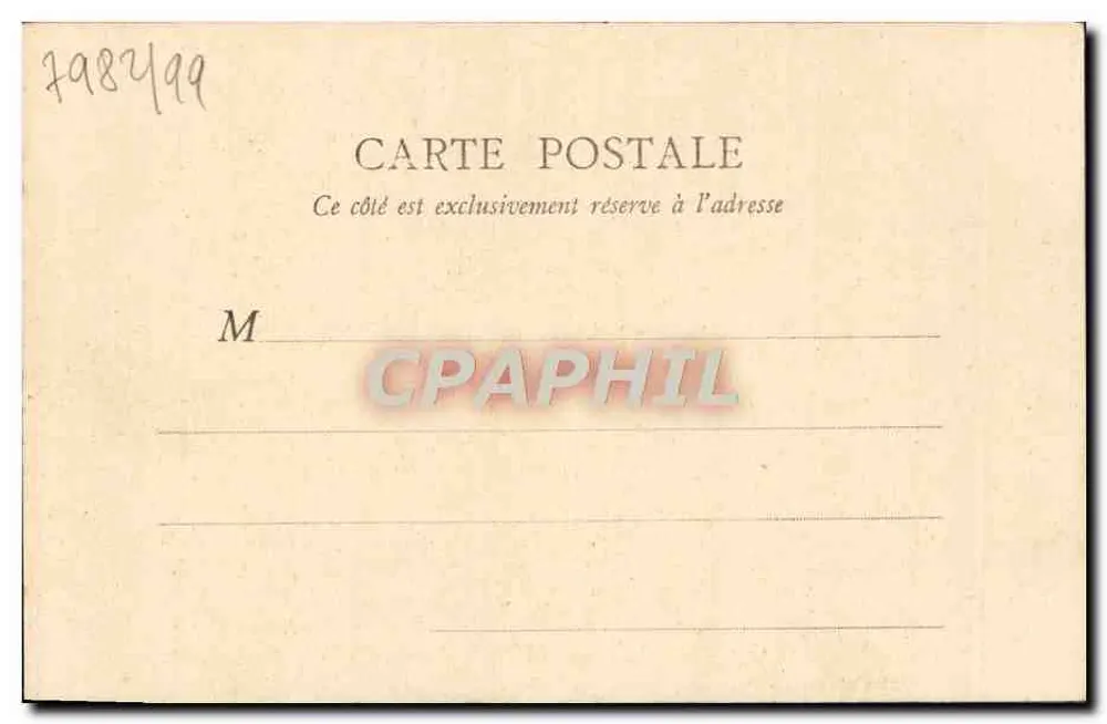 Caen — Abside da Igreja de São Pedro — B. F. Paris, n° 10 - Verso