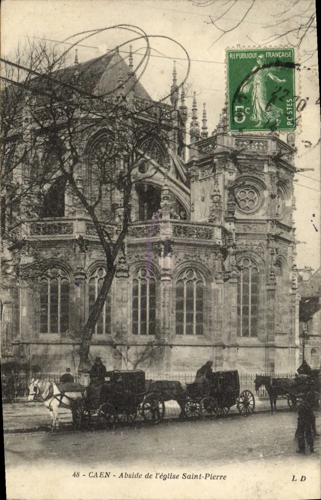 Caen - Abside da Igreja de São Pedro — editor L D, n° 48 - Frente