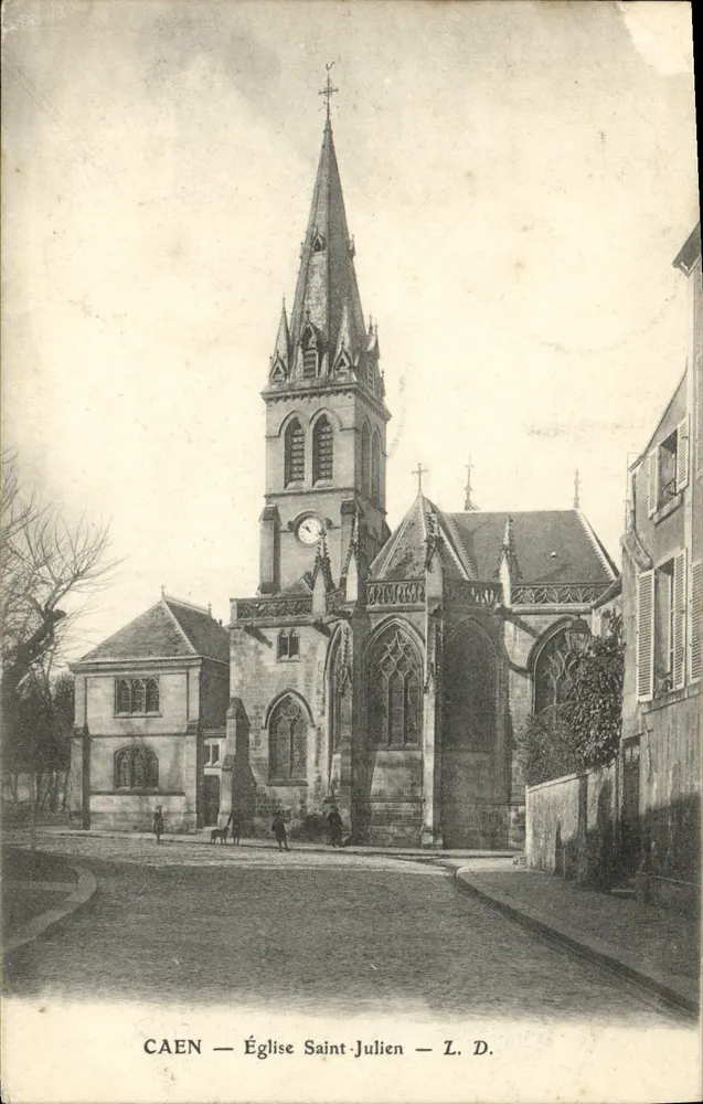 Caen — Église Saint-Julien — L. D. - Frente
